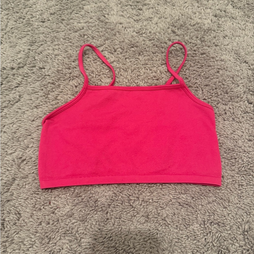 Fabletics Vibrant Pink Crop Top Bralette
